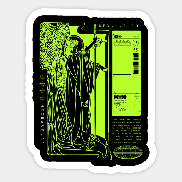 Angel of Death Sticker by NexWave Store